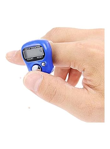 2 Pieces Digital Electronic Finger Tally Counter Multicolor