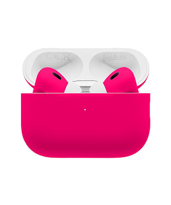 Apple Airpods Pro (2nd Generation) Customized By Caviar Matte Neon Pink