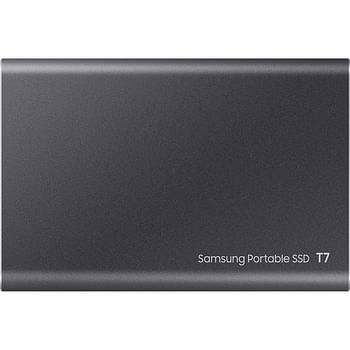 Samsung T7 Portable SSD 1TB With External USB 3.2 Gen 2 & Hardware Encryption Gray