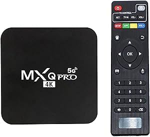 MXQ Pro 5G 4K Android TV 13.1 Box Ram 2GB Rom 16GB Android Smart Box H.265 HD 3D Dual Band 2.4G/5G WiFi Quad Core Home Media Player