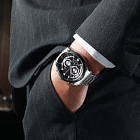 Curren 8360 Men's Luxury Stainless Steel Analog with black Wrist Watch