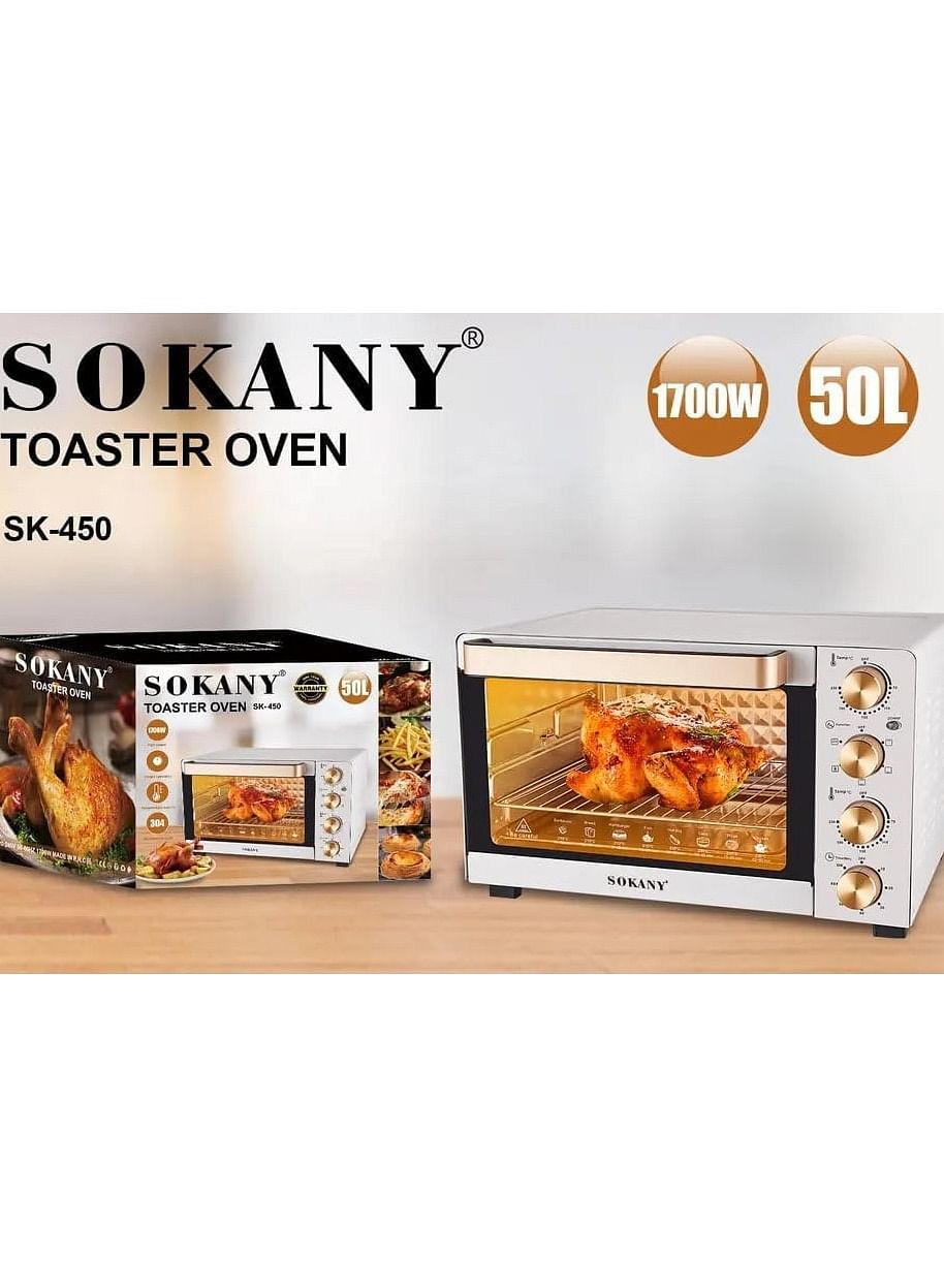 Toaster/Pizza Electric Oven SK-450 for Home & Kitchen use 50L/1700 Watts