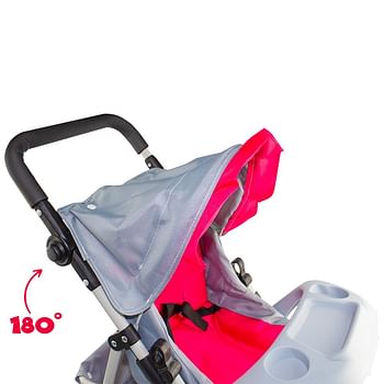 UKR Doll Stroller for kids,Baby Stroller Pushchair Toy Gift for Girls