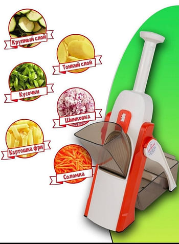 Vegetable Cutter Multifunctional Mandoline Slicer with Stainless Steel Blades