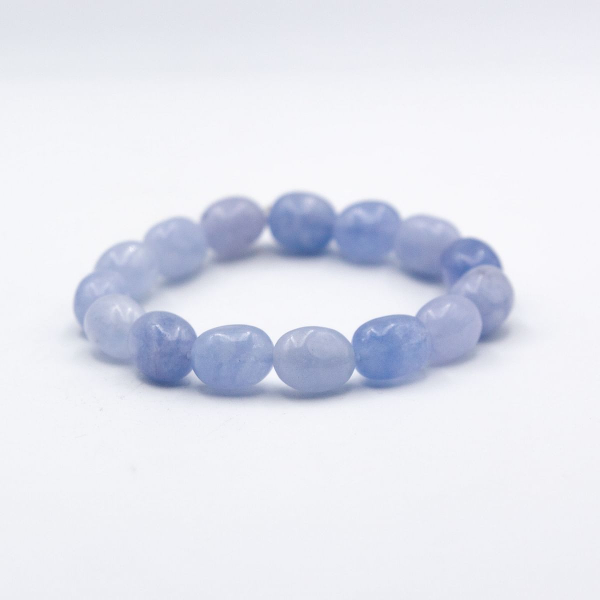 Alpine Crystals Natural Aquamarine Crystals Bracelet: Elegance and Serenity - 10 mm