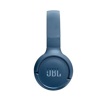 JBL Tune 520 BT Bluetooth On-Ear Headphone with Mic Pure Bass Sound, Up to 57H Battery Life - Blue