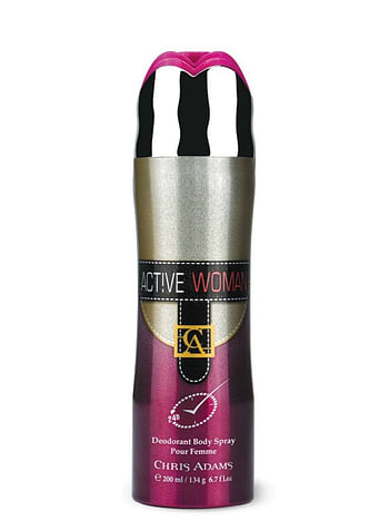 Active Woman Gift Set 80 ML Spray and 200 ML Deo