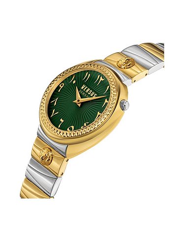 Versus Versace V WVSPHF1420 Tortona Women's Analog Green Dial Watch 36 mm - Rose Gold