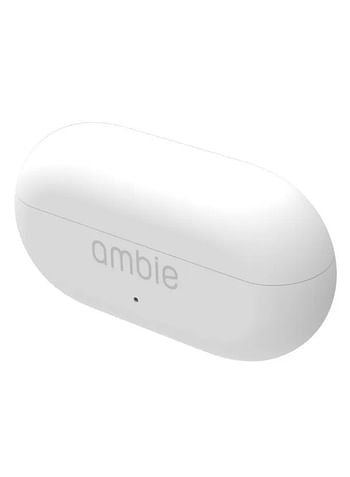 Ambie Sound Earcuffs AM-TW01 Bunching Earphones Bluetooth Waterproof Fully Wireless Comfortable To Wear/Full Compatibility Ear-clip Type Wearing Large-Capacity Charging HF Level Sound Quality - White