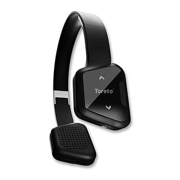 TORETO  Air-210, Wireless Bluetooth Headphone With 10 Hours Playtime (black, Tor-210)