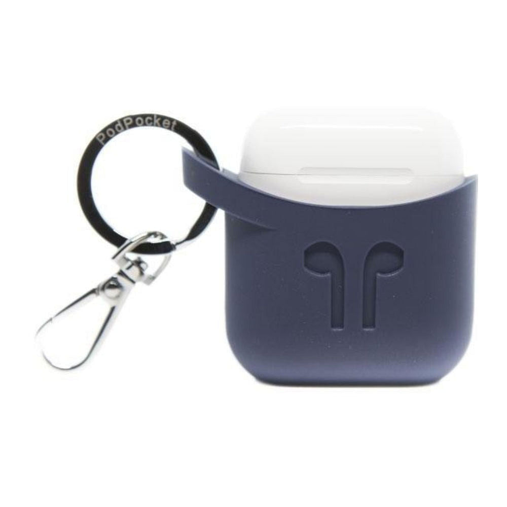 Pod Pocket - Silicone Case for Apple AirPods Indigo Blue