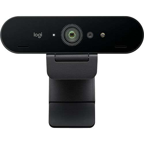 كاميرا ويب لوجيتك ٤ كي برو مع ميكروفون إلغاء الضوضاء (960-001390) أسود