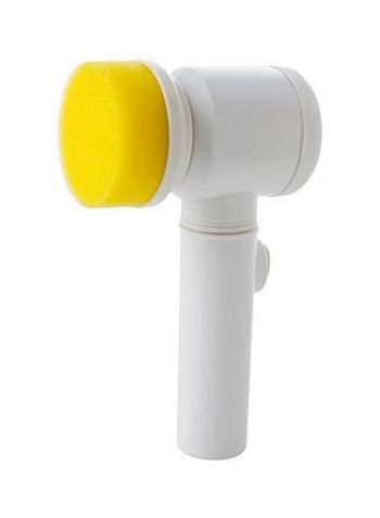 5-In-1 Electric Magic Cleaning Brush White/Yellow 6.7x8.85x3inch