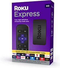 Roku Express HD Streaming Media Player Black