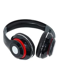 Wireless Over-Ear Stereo Headset With Mic Black/Red