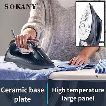 Sokany 6699 the newest electric iron 2200W high quality professional steam iron