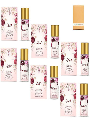 Nabeel Ward 6 ML Roll On Oil Perfume (Pack of 6)