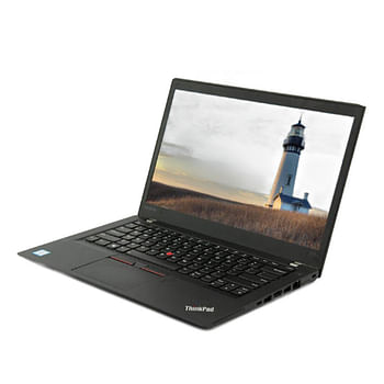 لينوفو ثينك باد T470S شاشة 14 بوصة FHD Core i7 الجيل السادس 8 جيجابايت 256 جيجابايت اس اس دي  رسومات مدمجة LED ويندوز 10 برو - أسود