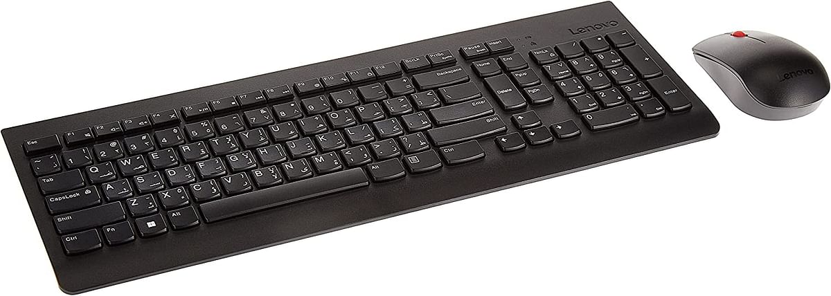 Lenovo Essential Wireless Keyboard And Mouse Combo - Arabic 470.