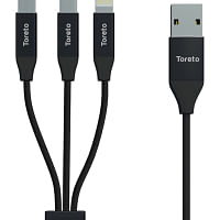 3-1 Usb Charging Cable For All Type Of Smartphones-trio Tor-835 TORETO