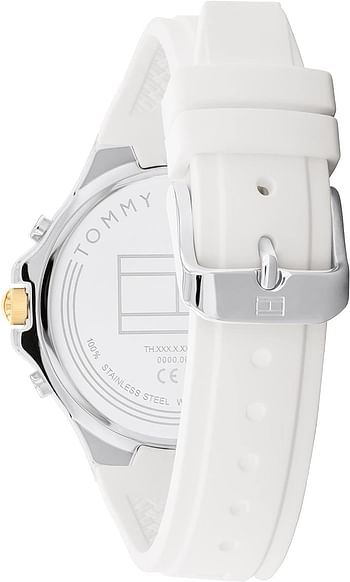 Tommy Hilfiger Women's Fashionable Stainless Steel Quartz Watches-White