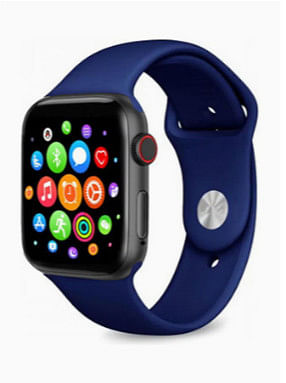 300.0 mAh T500 Silicone Smart Watch Full Touch Screen Calls Compatible With Android And IOS / Blue