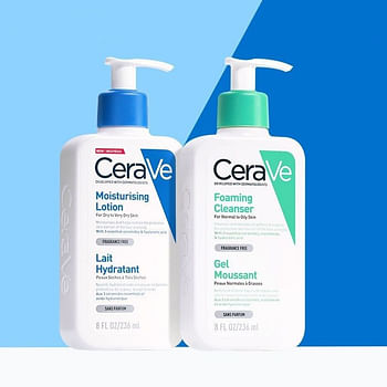 CeraVe Daily Moisturizing Lotion | Body Lotion, Face Moisturizer, and Hand Cream for Women & Men with Hyaluronic Acid and 3 Ceramides. | For Normal to Dry & Sensitive Skin, Fragrance-Free, 236 ml
