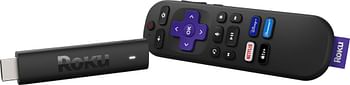 Roku Streaming Media Player Streaming Stick 4K 2021 (3820RW2) Black