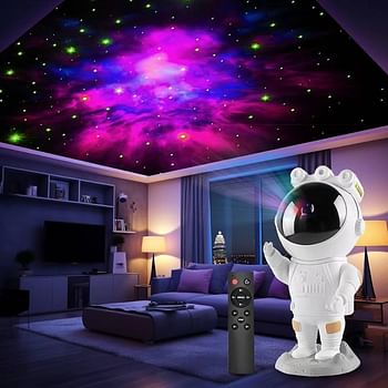 Galaxy Star Astronaut Projector LED Night Light Starry Sky Projector Lamp Decoration Bedroom Room Decorative