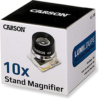 Carson LL-10 10x LumiLoupe Stand Magnifier Loupe