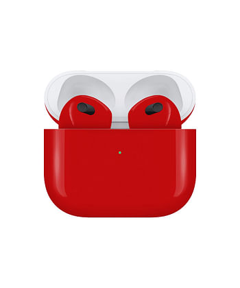 Apple Airpods (3rd Generation) Customized By Caviar Glossy Ferrari Red