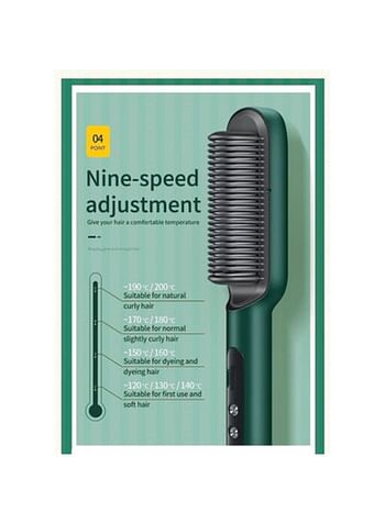 Hair straightener brush, anti scalding and fast heating
