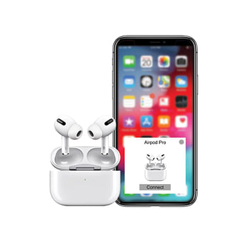 Max & Max Airbuds Pro  Wireless Noise Cancellation with Fast Charging Case – White