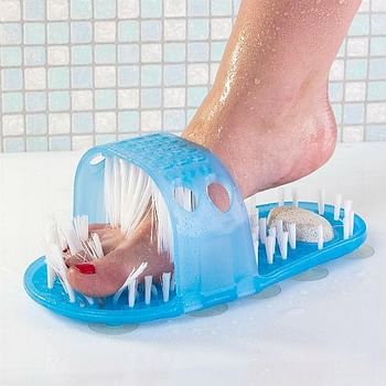 Shower Foot Cleaning Slipper With Scrubber And Pumice Stone