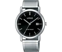 Lorus RG857CX5 Men's Watch 38mm - Silver and Black
