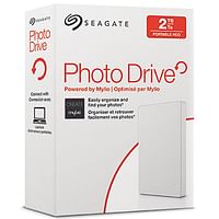 Seagate Hard Drive Photo Drive Portable (STJS2000400) 2TB White