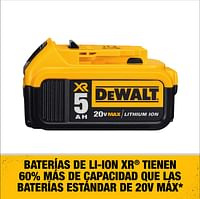 Dewalt Battery 20v Max Xr 5ah Lithium Ion, 5.0Ah (DCB205)