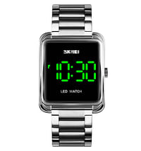 SKMEI 1505 Simplified Square LED Watch Waterproof with Night Light