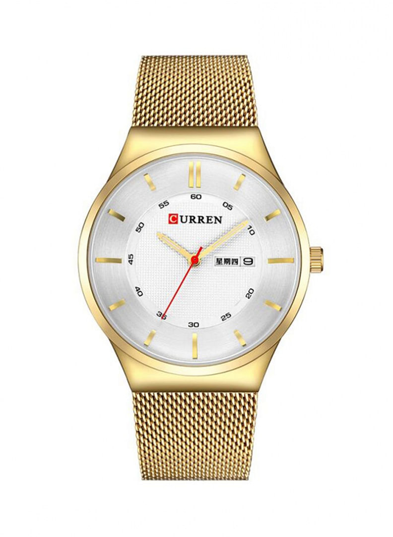 CURREN Men's Water Resistant Analog Watch 8311 - 47 mm - Gold