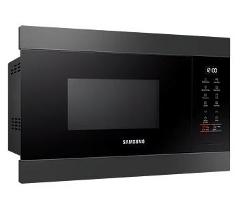Samsung Built In MQ8000M Integrated Microwave 22L - Black Stainless Steal