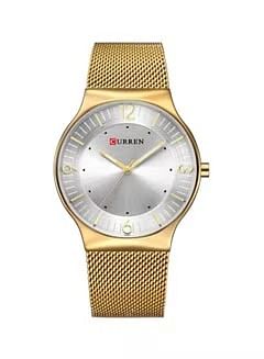 CURREN Men's Water Resistant Analog Watch 8304 - 37 mm - Gold