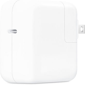 Apple USB-C Up to 30W of Charging Power Adapter (MW2G3AM/A) - White