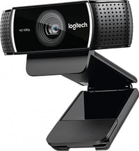 لوجيتك 960-001211 كاميرا ويب برو ستريم 1080 بكسل لبث وتسجيل الفيديو عالي الدقة بمعدل 30 إطارًا في الثانية، أسود