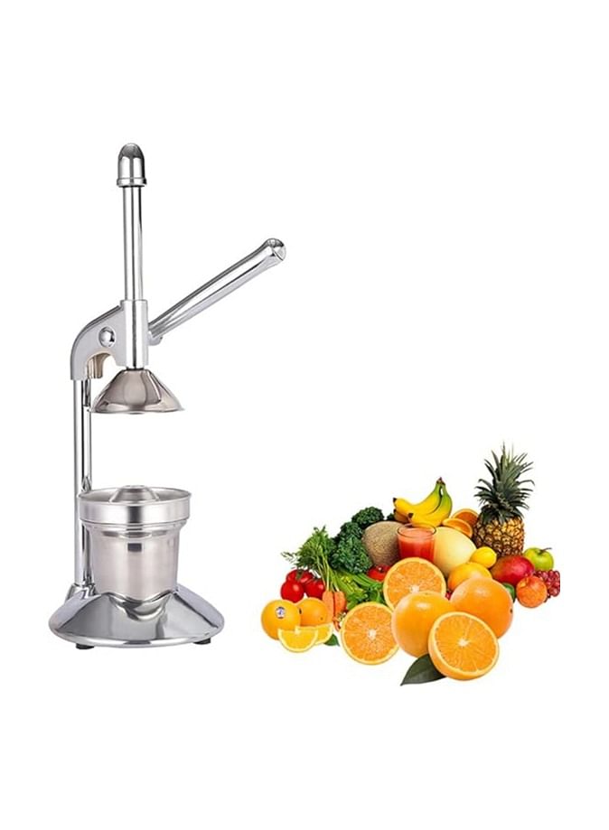 Manual Citrus Juicer, Portable Stainless Steel Hand Press Orange Lemon Limes Drink Lever Squeezer Fruit Grapefruits Juice Extractor for Home Kitchen Commercial Use