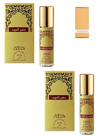 Nabeel Dahn Al Oud Alchohol Free Roll On Oil Perfume 6ML 2 Pcs