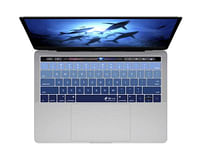 كي بي كوفرس غطاء لوحة المفاتيح  لجهاز ماك بوك برو 13 مع شريط اللمس - أزرق غامق
