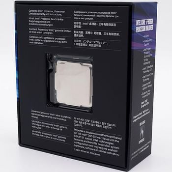 Intel LGA1151 Boxed Core i7-8086K Processor 12M Cache, 4.00 GHz, 8th Generation