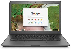 HP ChromeBook 14 G5 14inch Chromebook Intel N3350 Processor, 4GB DDR4 Memory, 32GB eMMC Storage, WiFi, B&O Play Audio, Chrome OS-Gray 14"-N3350-4GB-32GB SSD