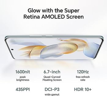 Honor 90 Smartphone 5G, 200MP Triple Camera, 6,7” Curved AMOLED 120Hz Display, 8GB+256GB, 5000mAh Battery, SuperCharge 66 W, Dual SIM, Android 13, Emerald Green