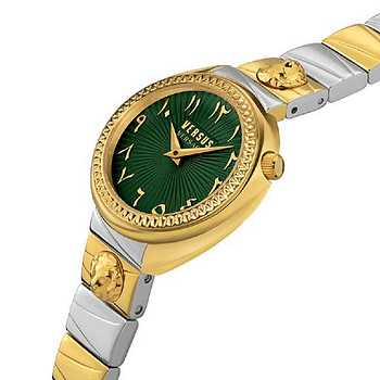 Versus Versace Ladies Watch 28 Mm With Green Dial WVSPVW1420 - Two Tone